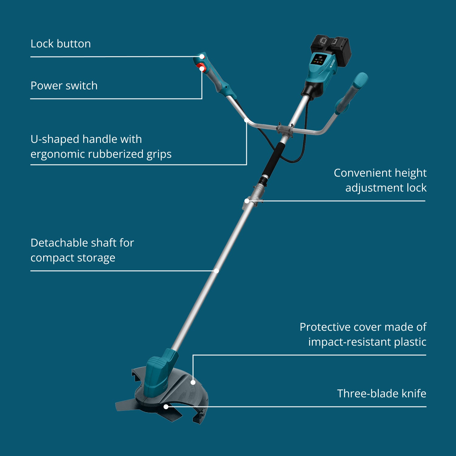 Cordless brush cutter & String trimmer KS BCT-40V
